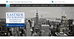 Desktop Screenshot of eastsideeyesurgeons.com